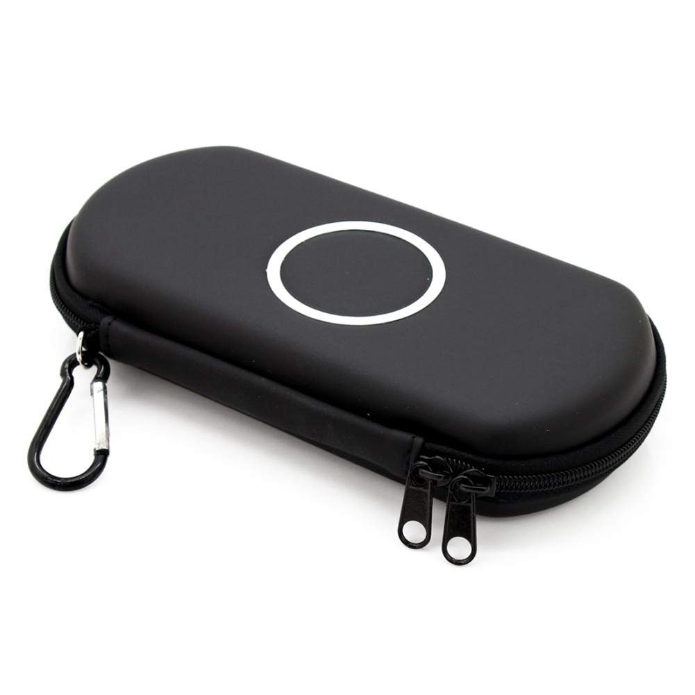 Portable Hard Carry Zipper Protective Case Bag Game Pouch Holder for PSP 1000 PSP 2000 PSP 3000 Controller (Black)
