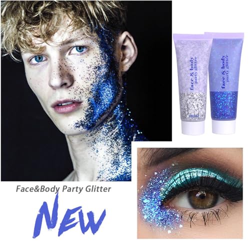 2-Color-Face-Body-Glitter-Gel-Makeup-Face-Hair-Glitter-Mermaid-Sequins-Holographic-Chunky-Glitter-for-Hair-Body-Eye-Nails-Eyeshadow-Lasting-Sparkling-Women-Cosmetic-04-05