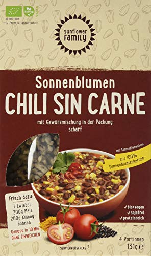 sunflowerFamily sunflowerCHILI SonnenblumenHACK "Chili sin Carne" mit Gewürzmischung, 131 g, bio Cover