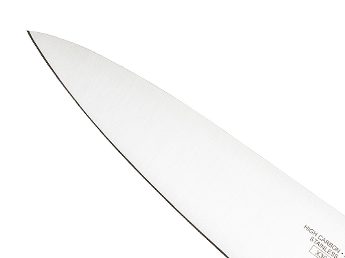 Mercer Culinary Couteau de Cuisine en Acier Inoxydable, Noir, Acier Inoxydable, Jaune, 38x10x3 cm