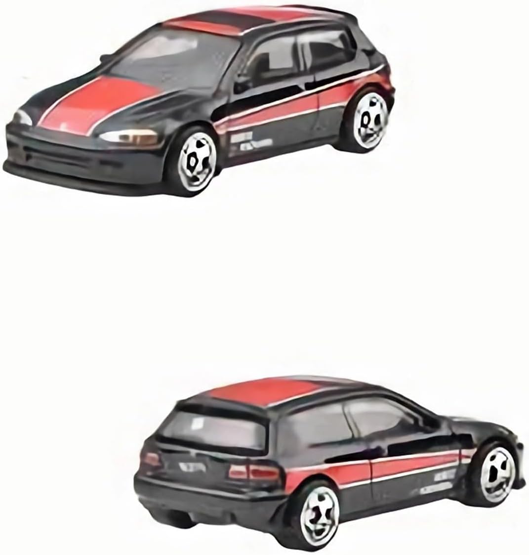 Hot Wheels 92 Honda Civic EG 90s Street Scene 5/5, 1:64 Scale