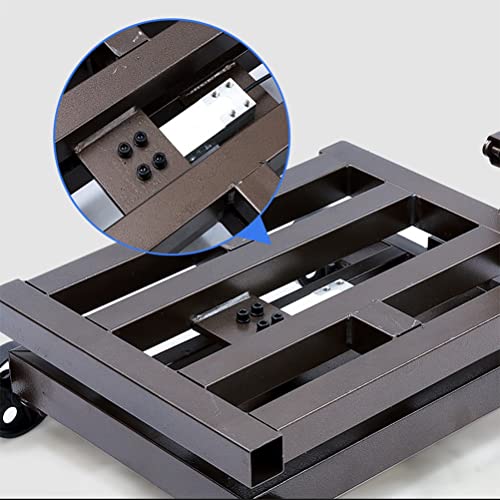 Báscula electrónica plegable con plataforma y pantalla LCD miniatura 4