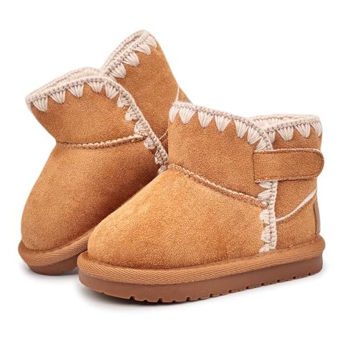 Baby Boots Winter Snow Booties Infant Boys Girls Outdoor Warm Shoes for Cold Weather 6 9 12 15 18 24 Months