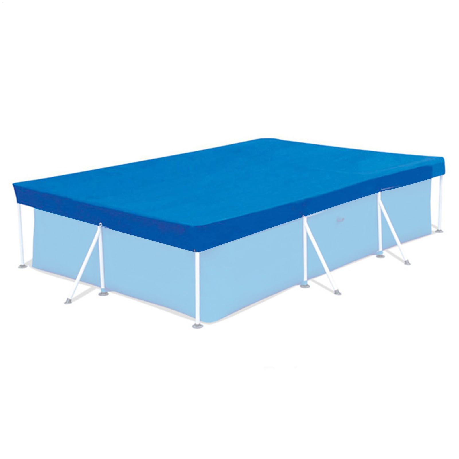 Cubierta rectangular para piscina, 300 x 200 cm, resistente al polvo, cubierta de piscina para marco rectangular