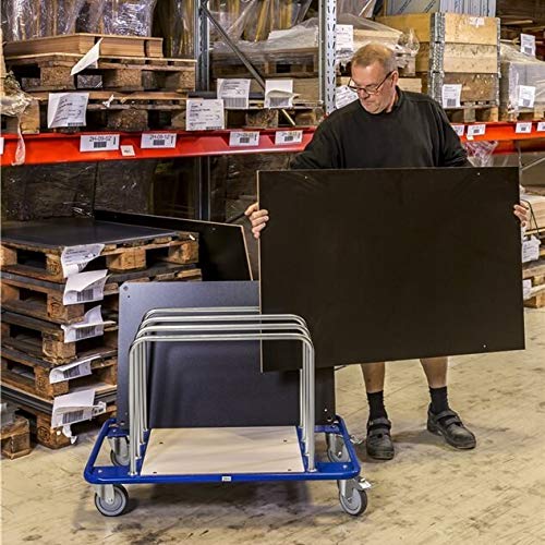Plattenwagen Bügelwagen 1.000 x 700 x 690 mm - mit 5 herausnehmbaren Bügeln