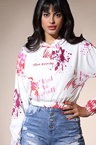 Image of Leriya Fashion T Shirt for Women | Women T Shirt | T Shirt Women | Casual Loose Fit | Hoodies T Shirt for Women | T-Shirt for Women