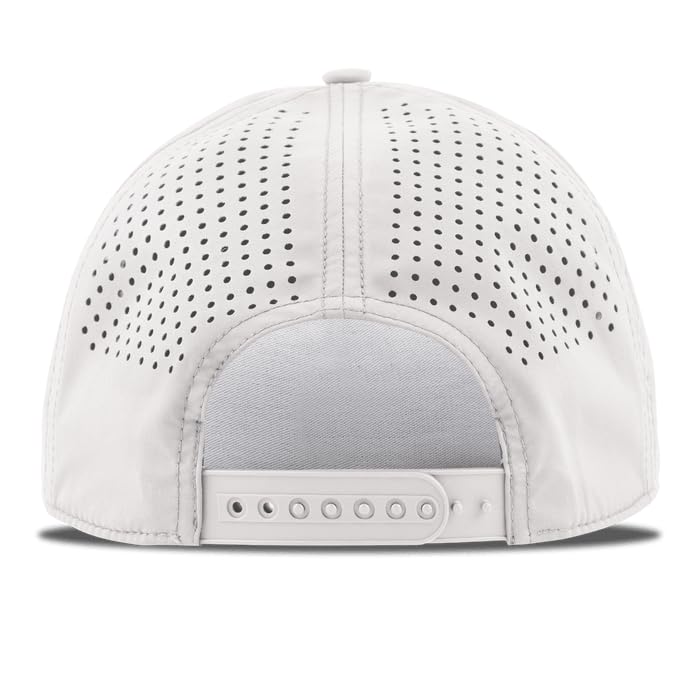 Image of Branded Bills Dad Script Hat for Men, Adjustable 5 Panel Rope Baseball Cap, Structured Snapback