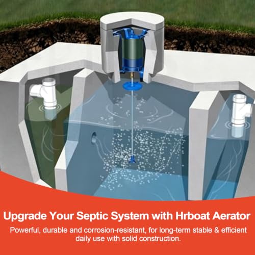 340HT Septic Tank Shaft Aerator Pump with 14" Brackets Kit by JUMOPARTS - Used condition - Image 4