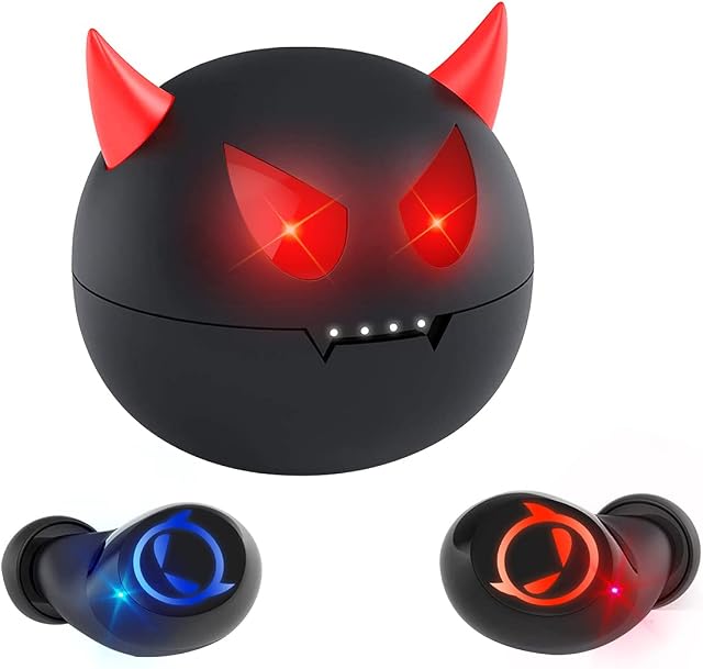 AMAFACE Wireless Earbuds,Bluetooth Earbuds with Microphone Comfort&Lightweight in Ear Headphone with Deep Bass 3D Surround Stereo,Portable Mini Captain Charging Case for Sport