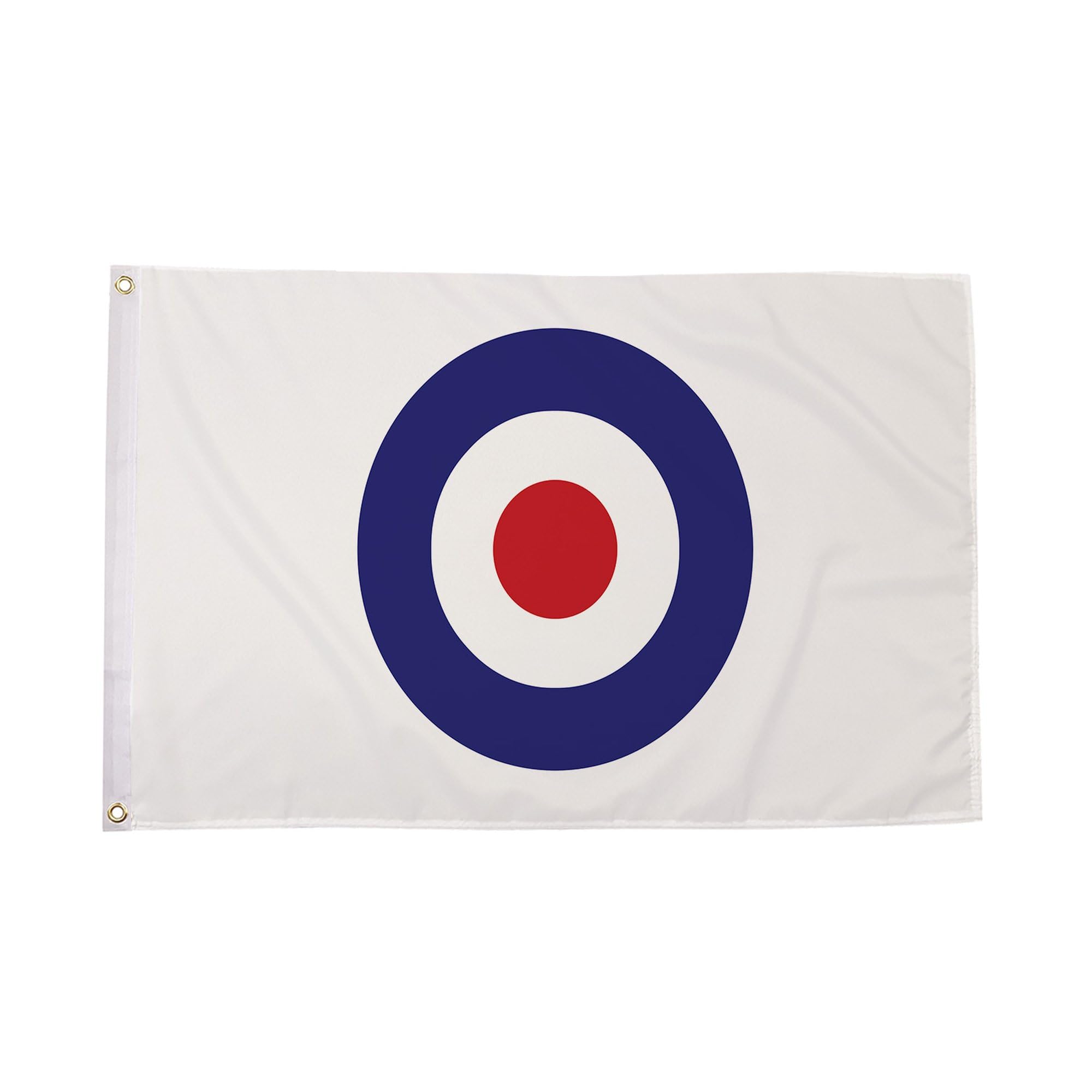 Flagtex Target Roundel Flag 3ft x 2ft Small Flag 90cm x 60cm | Premium Woven Polyester with Brass Eyelets | Indoor Outdoor Garden Decoration Wall Hanging Display | Mod Culture Heritage Banner
