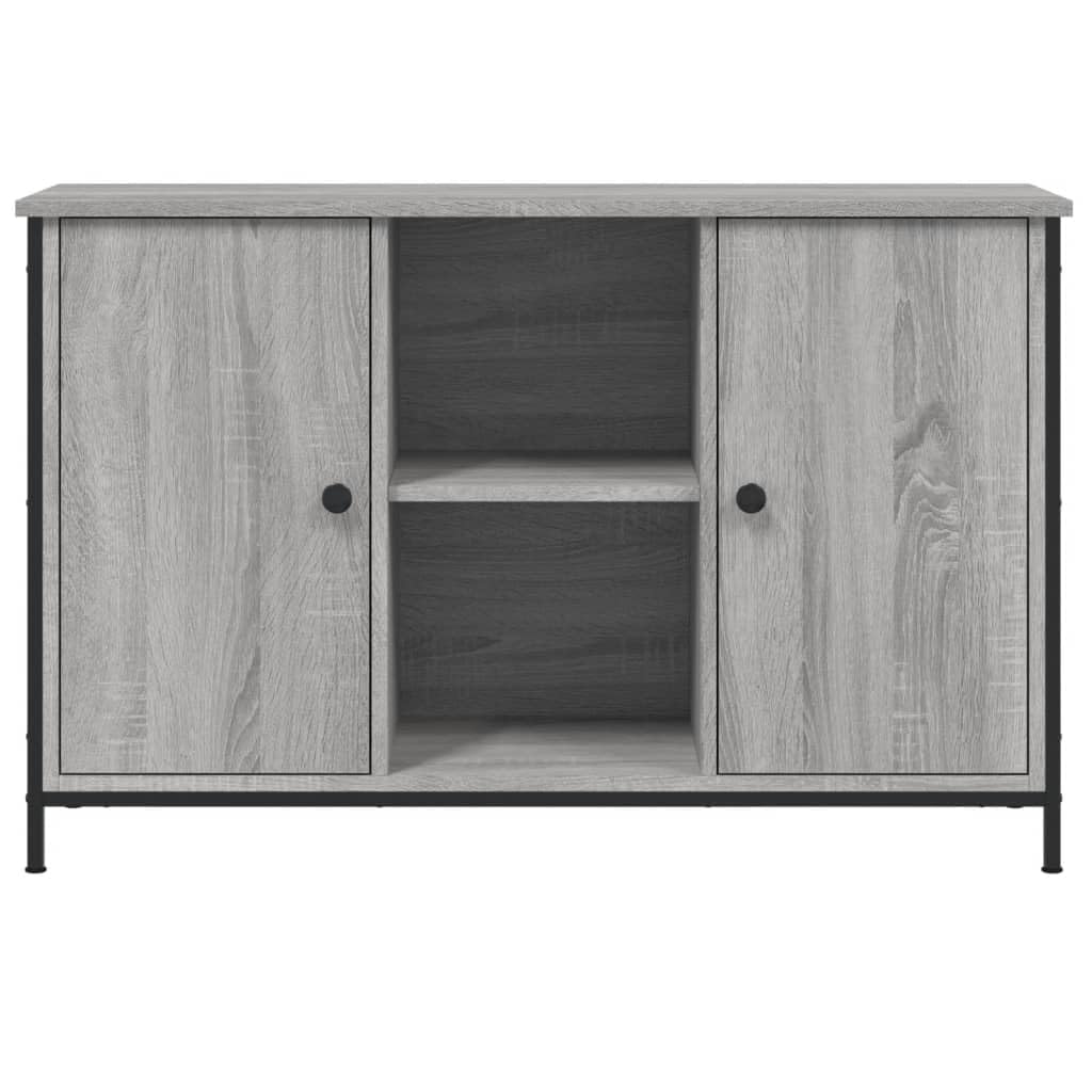 Mobile libreria e porta tv Mobile camera Mobile TV Grigio Sonoma 100x35x65 cm in Legno Multistrato