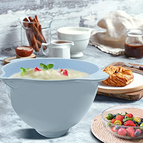 Food Grade Plastic Mixer Bowl Compatible with KITCHENAID TILT-HEAD STAND MIXERS 4.5 And 5QT, Artisan 5KSM125, 5KSM150, 5KSM175, 5KSM7580, KSM150, RRK150 and More Models,Blue