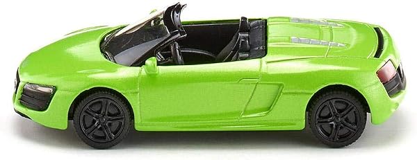siku 1316, Audi R8 Spyder, Metallo e Plastica, Verde, Auto giocattolo per bambini - 1