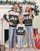 Uniexcosm Mommy and Me Matching Christmas Sweaters Family Long Sleeve Reindeer Elk Holiday Xmas Knitted Pullover Kids Girls