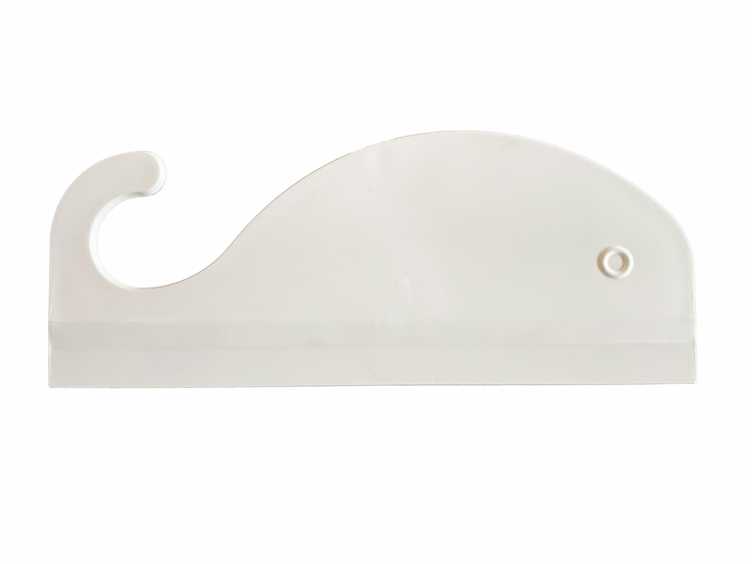 Linic White Squeegee/Flexible Scraper For Shower Screen/Window/Glass/Mirror, Etc, Uk Made (X2315) Free Uk Postage