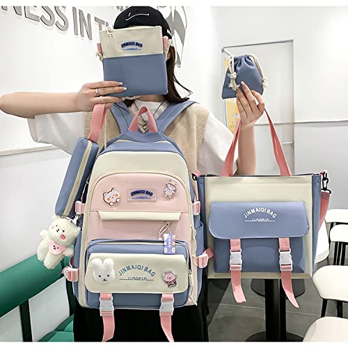 NUTOT kit mochila feminina, mochila para notebook feminina,bolsa de ombro feminina,estojo escolar bo
