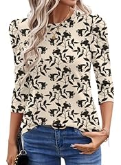 Apricot Black Floral