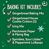 YumEarth Gingerbread House Baking Kit - No Artificial Dyes, Vegan, Non GMO, Allergy Friendly, Vegan, Dairy Free, Gluten Free Ginger Bread Holiday Baking Kit with Candy