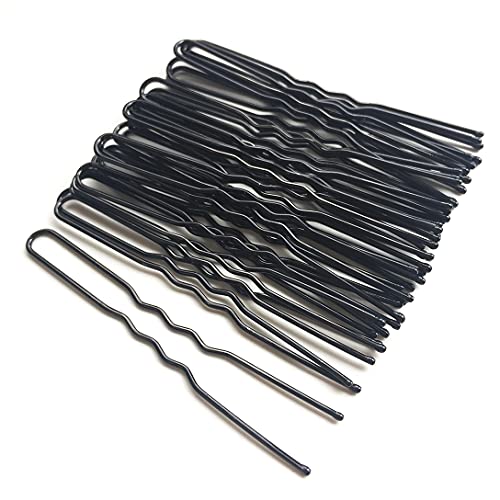 Rn Beauty 200 Count Bobby Pins With Tin Case 2Inch/5Cm Safe Rounder Tips Stainless Steel Strong Grip Hairpins Bob Pins Bulk Hairstyles Bun Clips Hair Styling Pins (U Shaped 5Cm) #TOP2