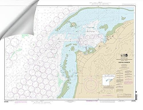 Paradise Cay Publications NOAA Chart 81076: Commonwealth of The Northern Mariana Islands Saipan Harbor 31.8 x 41.1 (Traditional Paper)
