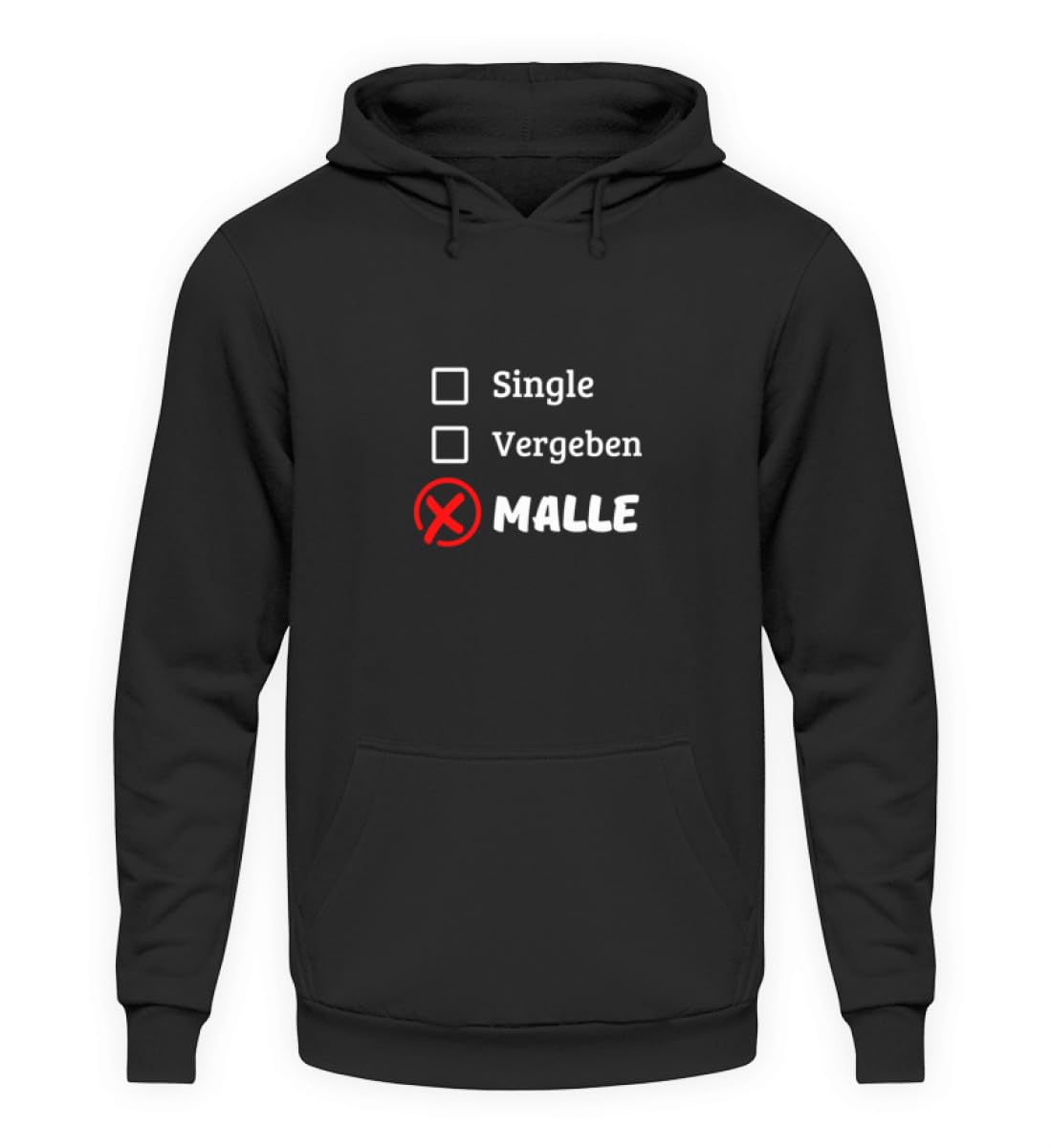 Pull à capuche unisexe Malle Party EVJF sweat Noir profond 3XL