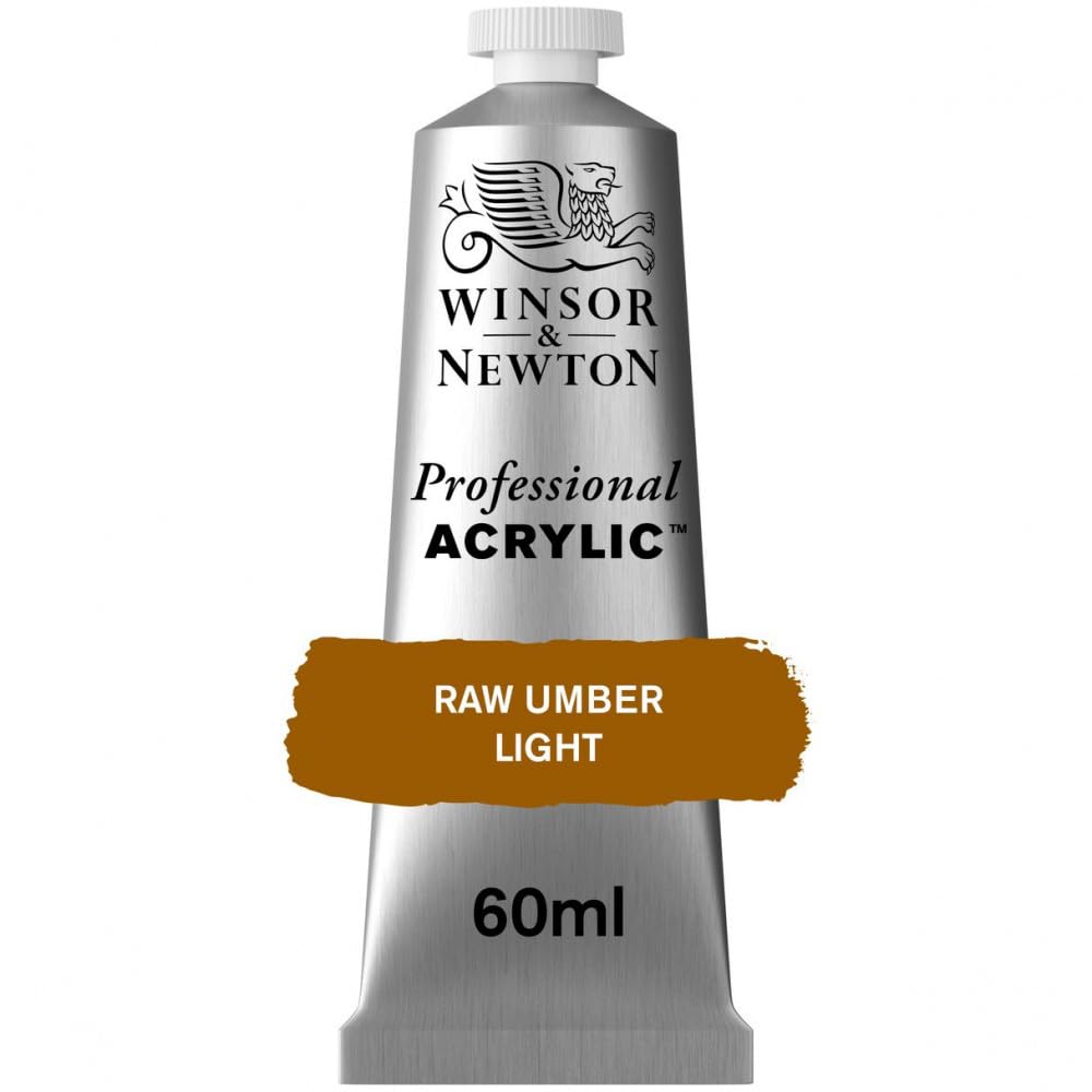 Winsor & Newton Artists' Acrylic Color, 60ml, Raw Umber Light