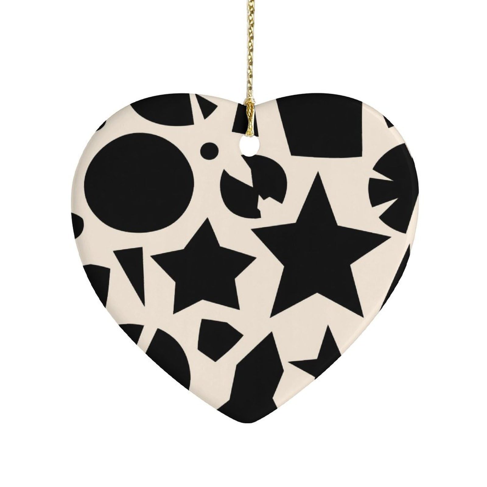 Fekiloot Style Geometry Ceramic Ornament Home Decor Keepsake