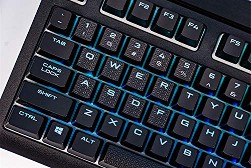 Image of 13 Keys Non-Slip Backlit keycaps Gaming Performance FPS MOBA Key Caps OEM Profile for Corsair K70 RGB K95 K65 K68 K63 K100 Mechanical Gaming Keyboards DIY Replace (Black)