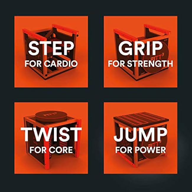 New Image Unisex's FITT Cube Total Body Workout, High Intensity Interval Training Machine, Accent Color Varies