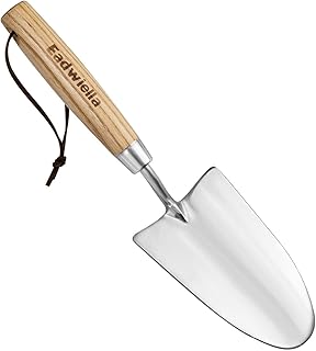 Sponsored Ad - Hand Shovel Trowel Garden Tool Small Garden Shovel with Wood Handle 13 inch for Planting, Digging, Transpla...
