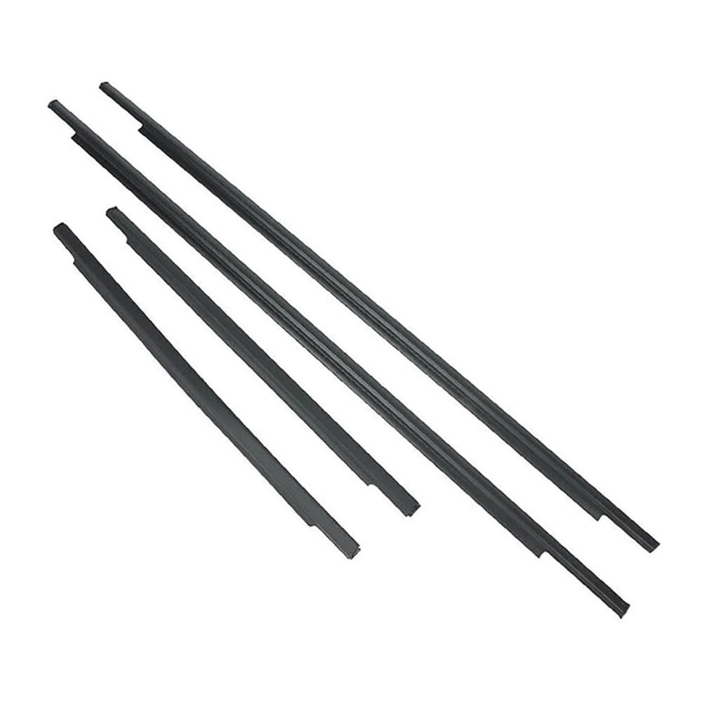 Syxlsjw 4Pcs Sealing Strip For Toyota For Fj Cruiser 2007-2014 /Set Car Window Glass Waterproof Rubber Sealing Strip Pressure Weather