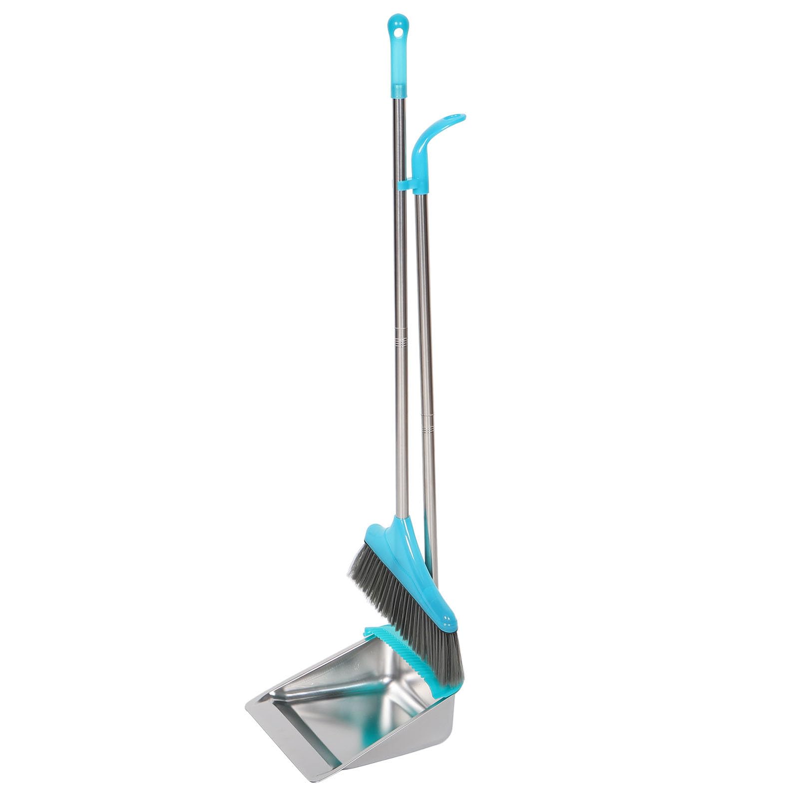 CLISPEED Recogedor de Basura de Acero Inoxidable y Plástico para Uso Doméstico con Diseño Grueso y Multifuncional Adecuado para Limpieza Hogar y Oficina