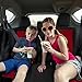 FH Group Car Seat Covers Full Set Premium Cloth - Universal Fit,Automotive Seat Cover,Low Back Front Seat Covers,Airbag Compatible,Split Bench Rear Seat,Washable Seat Cover for SUV,Sedan Red
