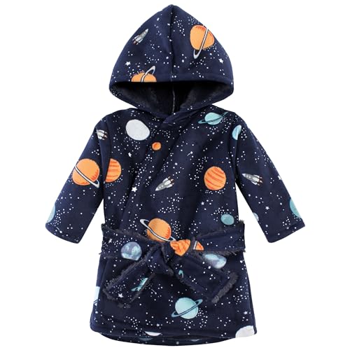 Image of Hudson Baby Unisex BabyMink with Faux Fur Lining Pool and Beach Robe Cover-ups