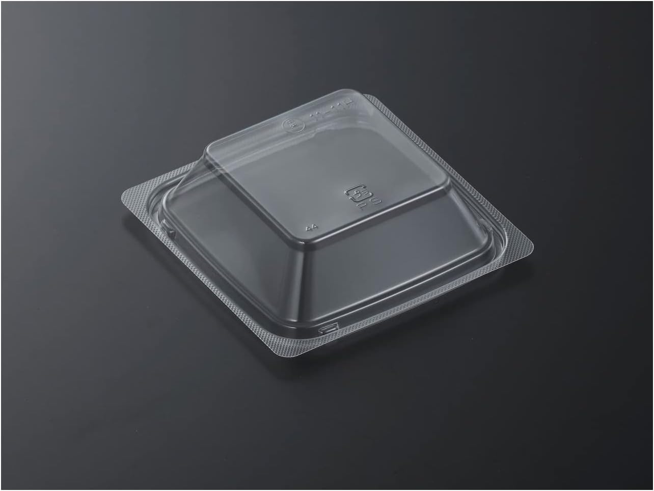 Central Chemical 382820 Lid Food Pack, Disposable, CT Aoi 11-11, High Lid, Pack of 50, Transparent, Approx. 1.2 x 4.1 x 4.1 inches (3.1 x 10.5 x 10.5 cm)