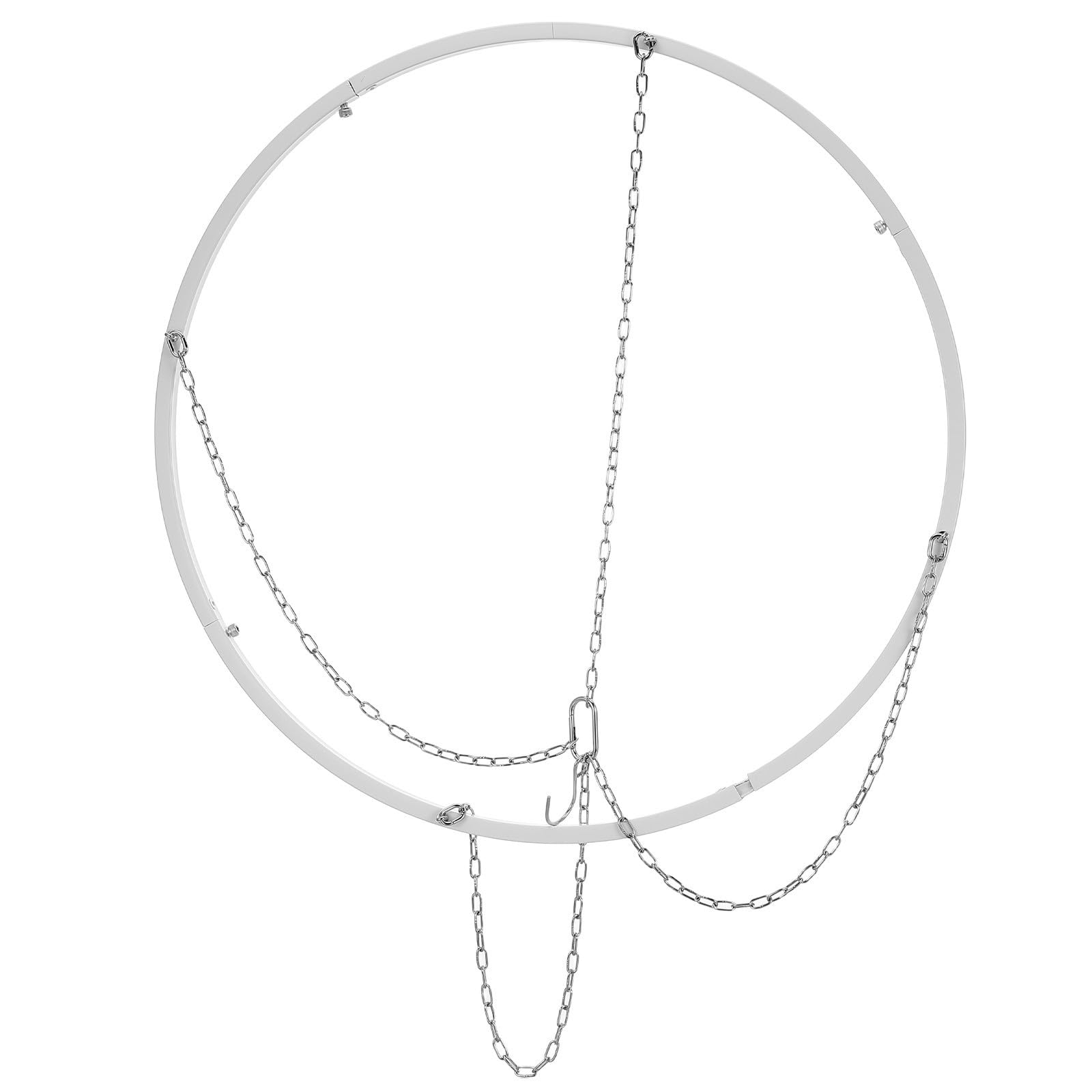 Kit de Drapage de Plafond Métallique Démontable pour Mariages, Argenté