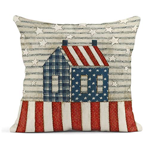 ArtSocket-Set-of-4-Linen-Throw-Pillow-Covers-Day-4Th-of-July-Independence-Decorative-Pillow-Cases-Home-Decor-Square-18×18-inches-Pillowcases ArtSocket Set of 4 Linen Throw Pillow Covers Day 4Th of July Independence Decorative Pillow Cases Home Decor Square 18×18 inches Pillowcases