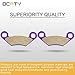 OCPTY Brake Pads Fit for Polaris Predator 500 2003 2004 2005 2006 2007, for Polaris Predator 500 Troy Lee Edition 2004 2005 2006, Front and Rear (Carbon Fiber)