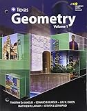 HMH Geometry Texas: Interactive Student Edition Volumes 1 & 2 Bundle 2016