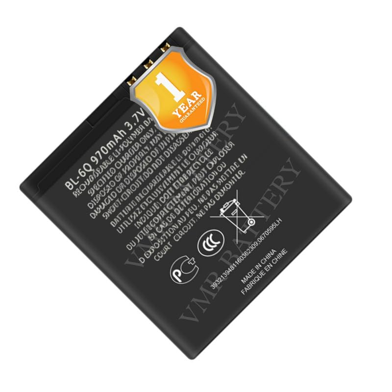 Image of Original BL-6Q Battery Compatible for Nokia 6700c | 6700 Classic | 7900 Classic - (970mAh) - 1 Year Warranty K7