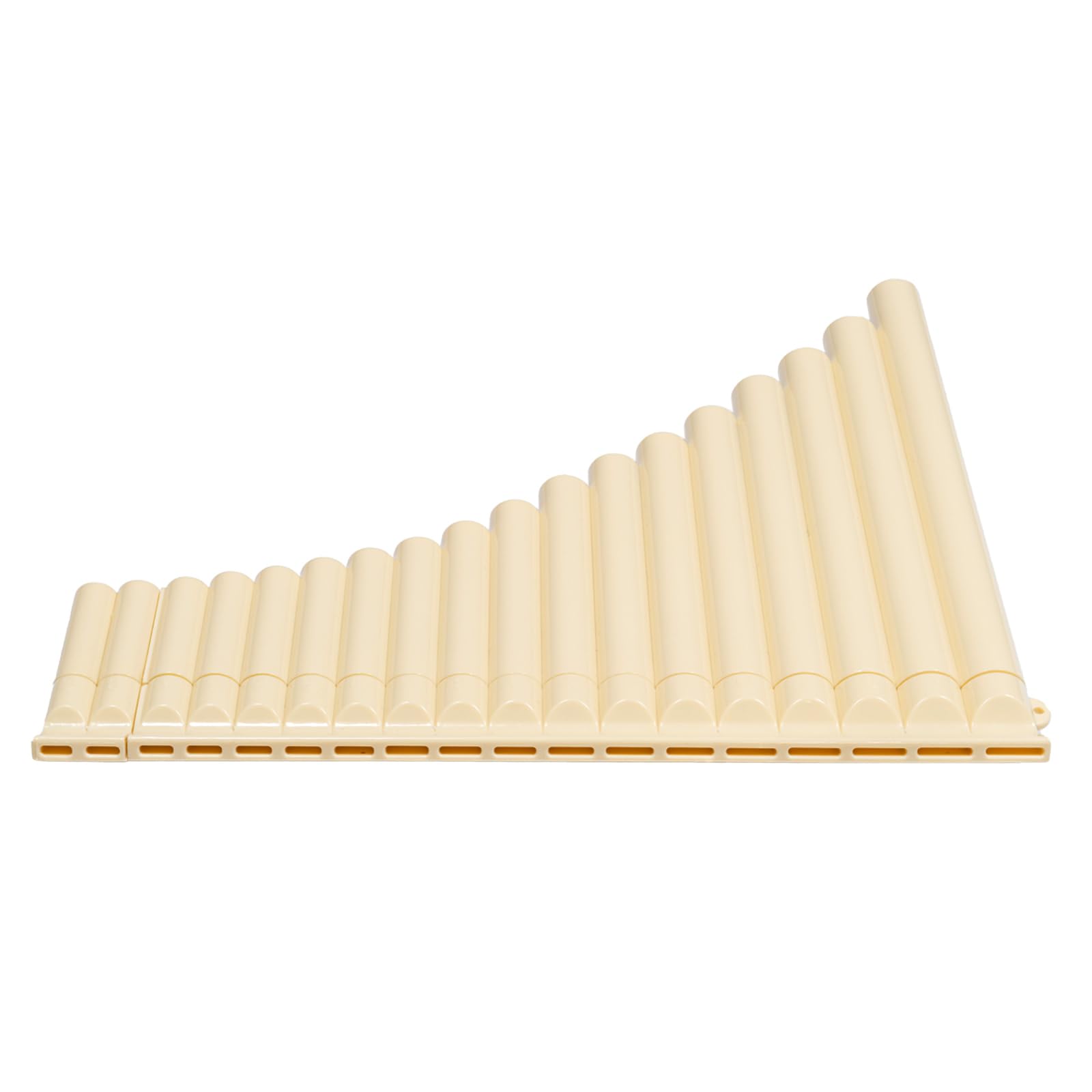 rayzm Flauto di Pan a 18 Note per Principianti, Chiave C, Destrorso, Plastica ABS, Flauto Tenore con 2 Tubetti Rimovibili, Suono Luminoso, Portatile e Durevole
