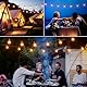 Yuucio Solar Lichterkette Aussen 30M, LED Lichterkette Außen 50+2 Plastik Birnen Wasserdicht IP45 Glühbirnen für Outdoor, Garten,Terrasse,Bäume,Party Deko, 2700K Warmes Weiß