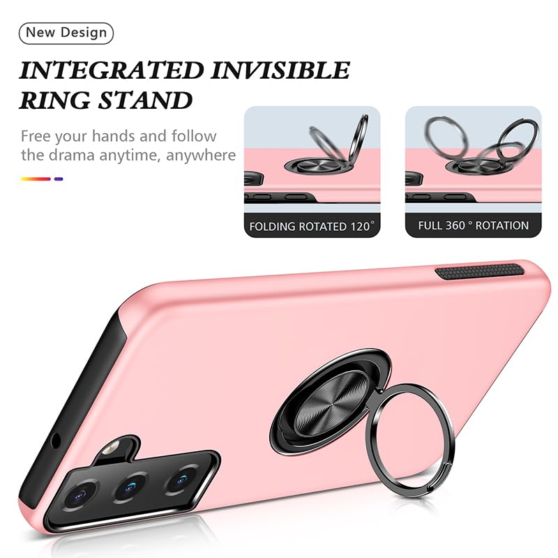Coque silicone Samsung S22 Plus antichoc avec béquille intégrée - 7