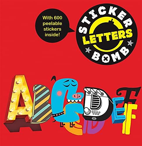 Stickerbomb Letters Paperback – Sticker Book, April 11, 2012