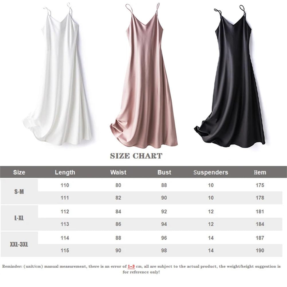 Robe longue en satin de soie avec col en V pour femme, robe de soirée, club, cocktail, robe sans manches