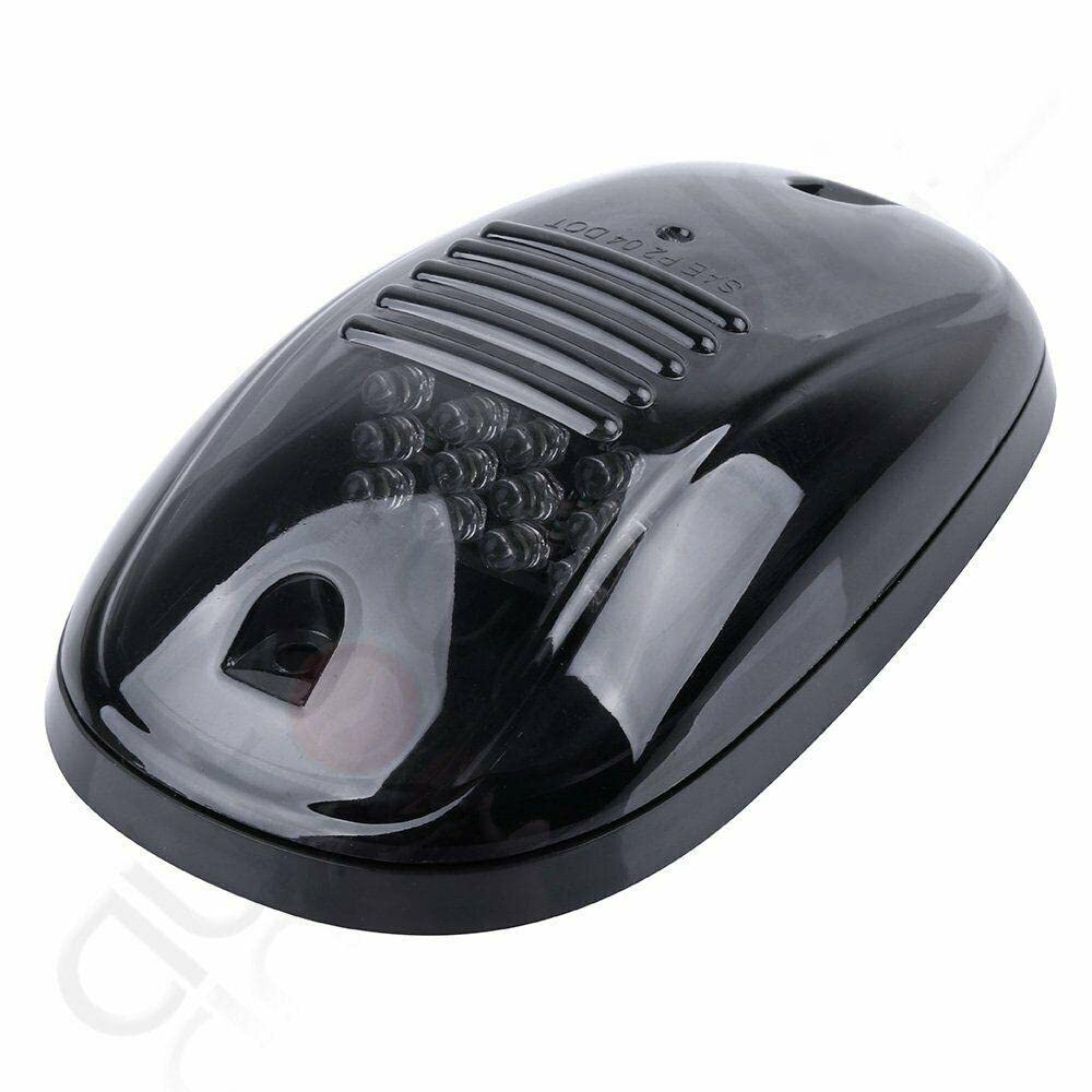 Riloer 5 sztuk zewnętrznych świateł dachowych LED do samochodu z soczewką dymną, do modelu D0DGE R-am 1500 2500 3500 4500 2003-2019