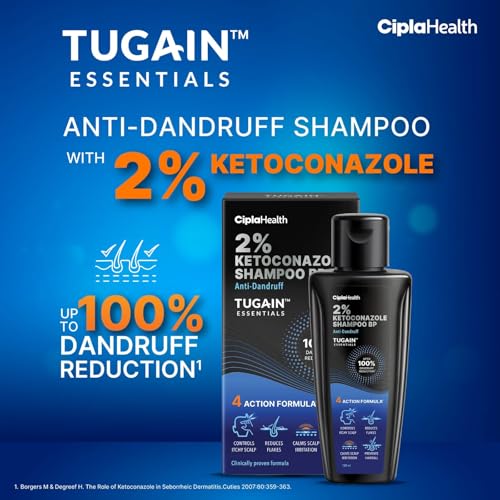 Image of Cilpla Health Tugainessential Anti Dandruff Shampoo 100 ml