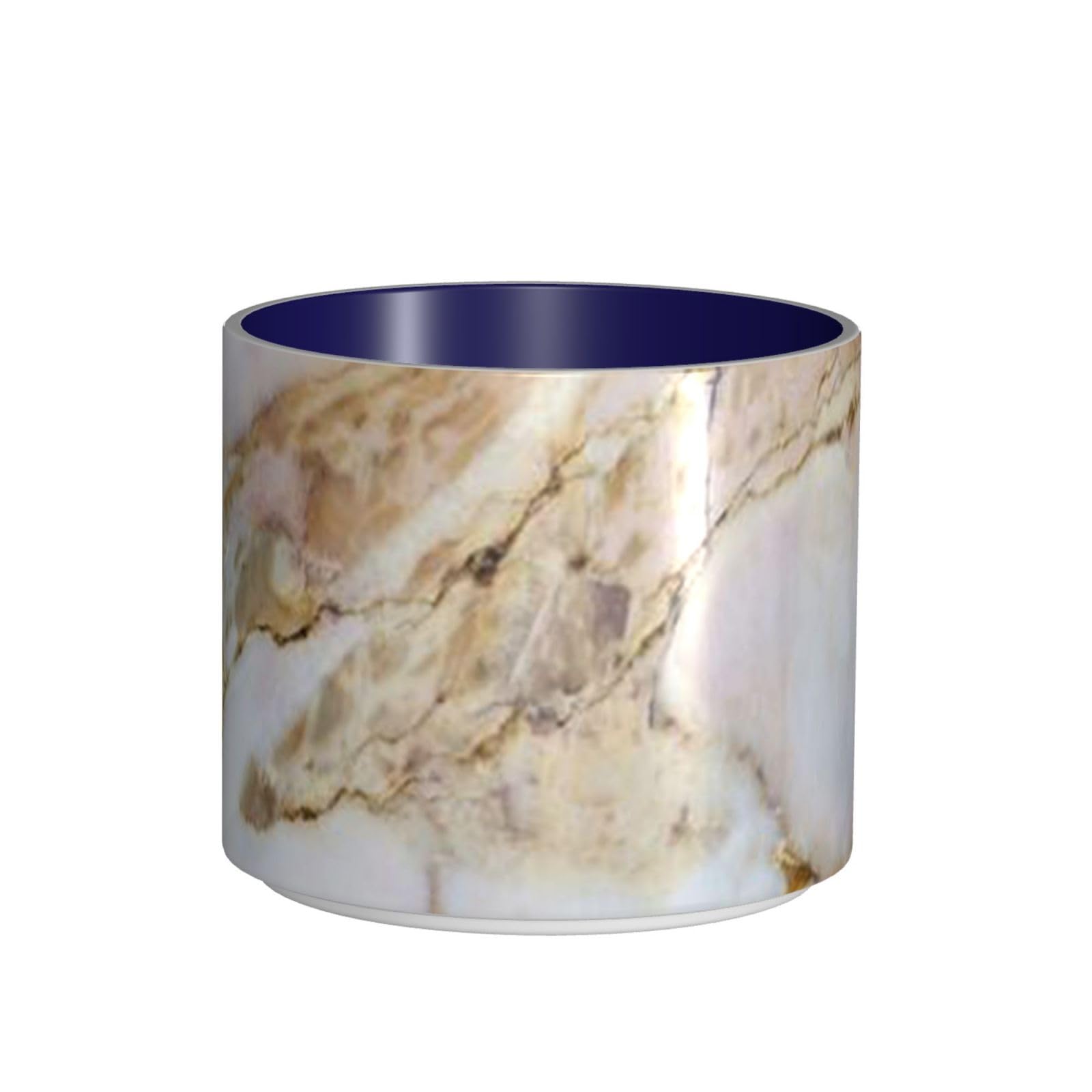 Kubki ceramiczne o dużej pojemności z nadrukiem marmurowym filiżanka do kawy
