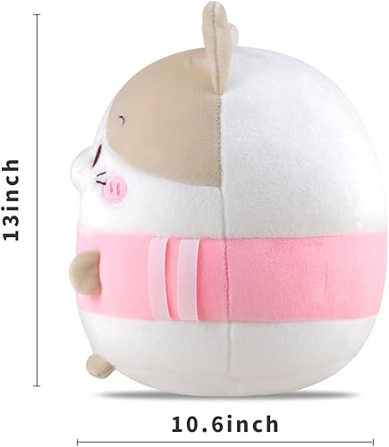 Miniatura 5 de Lindos animales de peluche de gato, almohada de peluche Kawaii de 13 pulgadas, juguete de peluche súper suave de dibujos animados para niñas y