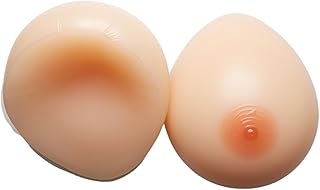 シリコン製人工乳房 本物の 質感 水滴型 シリコンバスト 豊胸 偽乳房 自然な一体感 粘着 貼付 式 仮胸 おっぱい コスプレ補正 左右 2個 人工 乳房 偽胸ブラジャー 補正 女装 おっぱい